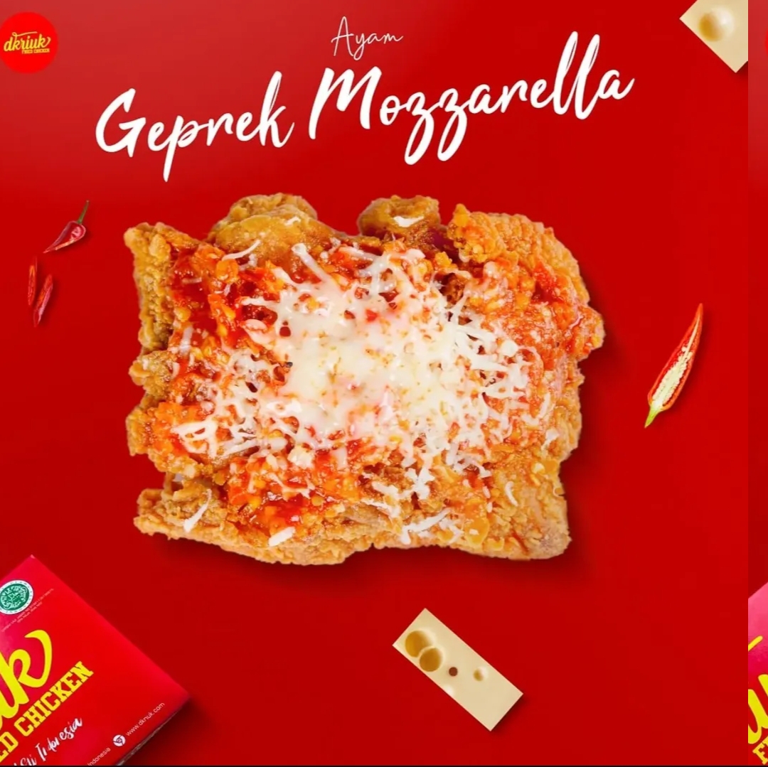 Geprek Mozzarella pahabawah/sayap (Dkriuk)